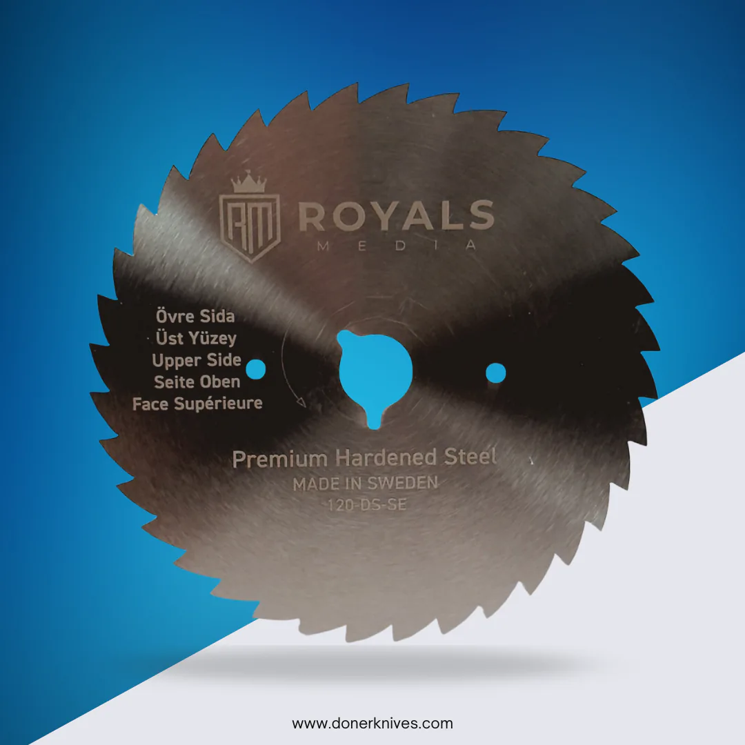 Tandad dönerkniv: Jämförelse alla storlekar